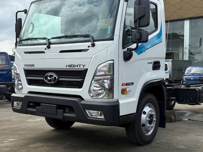 xe thử xe tải Hyundai EX11XL 7 tấn như thế nào
