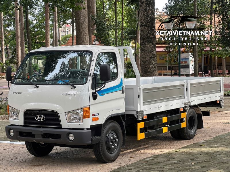 Hyundai Mighty W11S thùng lửng 5m dày chắc chắn