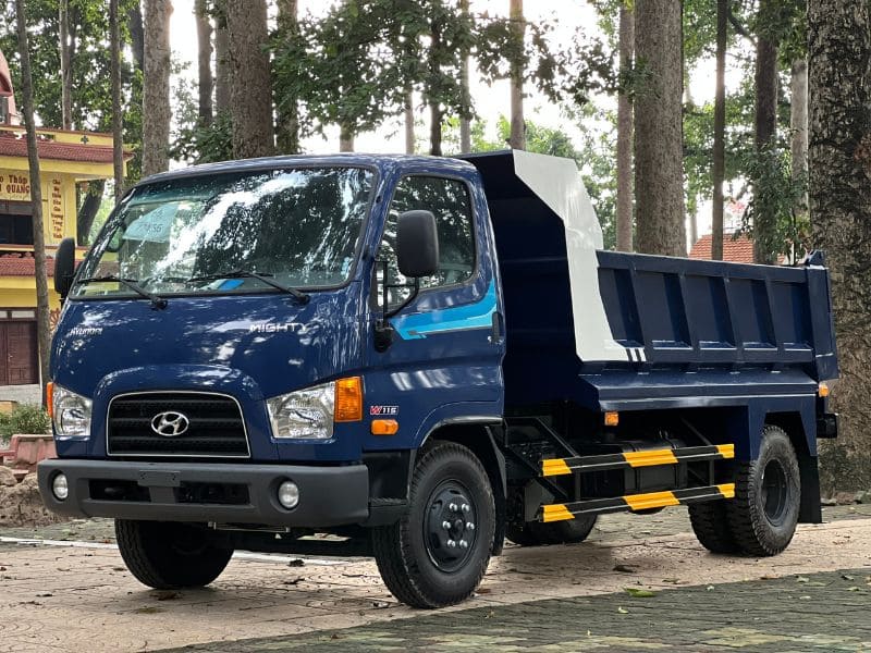 xe tải hyundai w11s ben 5 khối xe tải hyundai w11s ben tự đổ 5 khối nhập khẩu